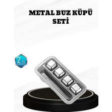 Marsilyan 304 Paslanmaz Çelik Buz Küpü Seti Sulandırmadan Soğutan Yeniden Kullanılabilir