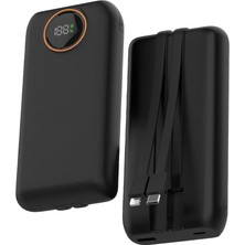 Snapron SNP-3013 22.5W Pd 20.000MAH Dahili Kablolu ve Hızlı Şarjlı Powerbank