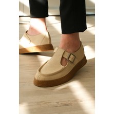 Zerenyus ZRK-T30 Premium Bej Kahve Günlük Erkek Casual Loafer