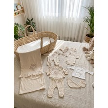 Minicayzen %100 Pamuklu Çiçek Buketi Hastane Çıkış Seti