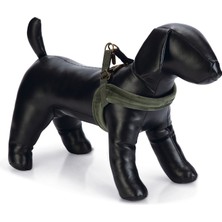 Hnrlishp Beeztees Dbl Köpek Göğüs Tasması, Velur, Yeşil, Xs, 20MM x 46CM