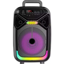 Concord ABS-8105 Fm Radyo/usb/mikrofonlu/kumandalı 8'' Taşınabilir Bluetooth Hoparlör