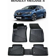 Black Gold Renault Megane 4 Uyumlu 3D Premium Havuzlu Oto Paspas Megane 4