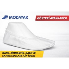 Modayak Beyaz Pisi Pisi Babet, 23 Nisan 19 Mayıs 29 Ekim Dans ve Gösteri Ayakkabısı Pisipisi