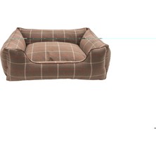 Hnrlishp Pet Comfort Alpha Ortopedik Kahverengi Köpek Yatağı L 105X85CM