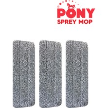 Özbience Yedek Sprey Mop Seti, 3'lü Paket, Temizlik Kolaylığı Için Uygun