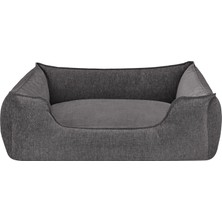 Hnrlishp Pet Comfort Alpha  Antrasit Köpek Yatağı L 105X85CM