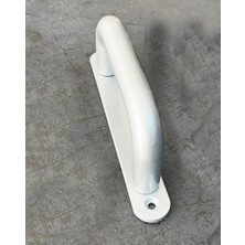 UK D Kol - Aynalı Alüminyum D Tipi Kapı -Pencere-Pvc Kol -14CM-BEYAZ Renk