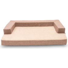 Hnrlishp Pet Comfort Gloria Sofa  Pembe Köpek Yatağı  90X65X8CM