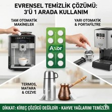 Axor  Termos ve Cezve Temizleme Tableti 8'li - İnatçı Kahve Lekesi ve Koku Giderici (Çelik Dostu)