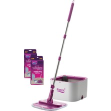 Özbience Pratik ve Çok Yönlü Temizlik Seti, 2 Yedek Başlık ile Temizlik Keyfi