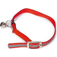 Hnrlishp Beeztees  Boyun Tasması, Fosforlu Kırmızı, 24,5-29,5cm