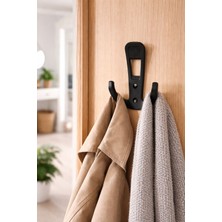 Ergün Store Ergün Siyah Portmanto Askı , Lüks Vestiyer Askısı , Dolap Askılık , Duvar Askılığı , Portmanto Askı