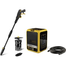 Stanley SXPW25CDSS Yüksek Basınçlı Yıkama Makinesi, Kompakt, Araba ve Ev Dış Mekan Kullanımı Için, Çift Hızlı, 2500 W, 180 Bar