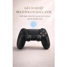 FaroxTech Ps4 Kolu 2'li Avantaj Paketi: Gecikmesiz Bluetooth Kablosuz Oyun Kolu Seti - Çift Titreşimli