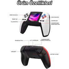 FaroxTech Taşınabilir 520 Oyunlu Kablosuz Oyun Konsolu Atari Nostalji Oyun Konsolu Mini Ateri Gameboy