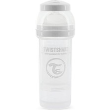 Twistshake Anti-Kolik Biberon 260 ml Beyaz (2 Adet)