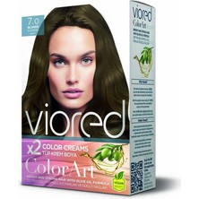 VİORED Viored Colorart Set Boya Kumral 7.0 160 ml 4 Adet