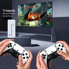 FaroxTech M15 Ultra Çift Kollu Retro Klasik Stick Oyun Konsolu Ps5 Tasarım 20.000 Oyun Yüklü
