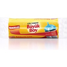 Koroplast Çöp Torbası Güçlü Büyük Boy 10'lu