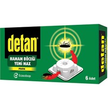 4 Adet Detan Hamam Böceği Yemi 6'lı Kokusuz