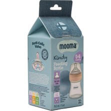 Mooma Kindy Biberon 150 ml 0-6 Ay Yavaş Akış Gül Kurusu