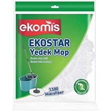 4 Adet Ekomis Ekostar Yedek Mop