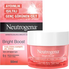 Neutrogena Bright Boost Yaşlanma Karşıtı Jel Krem 50 ml Normal Ciltler İçin Etkili Bakım