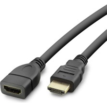 Marsilyan HDMI Uzatma Kablosu 1 M - Siyah HDX2043