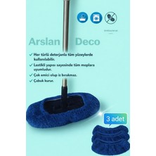 Özbience 3’lü Mikrofiber Mop Paspas Kılıfı - Ultra Emici ve Tüm Moplarla Uyumlu