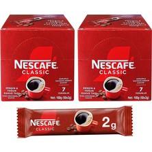 Nescafe Classic 2 gr 50 Li x 2 Kutu (100 Adet)