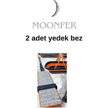 Özbience Yedek Mikrofiber Bez Seti, Kendinden Sıkmalı Mop Kovalı Için 2'li Paket