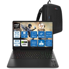 Hp Omen Gaming Amd Ryzen™ Aı 7 350 16GB Ddr5 256GB SSD 16" Inch 8GB/RTX5060 2k (1920 x 1200),144 Hz, IPS 300NIT Mikro Kenarlı Yansımasız WIN11PRO Gaming Bilgisayar C12CSEAP01+ZETTAÇANTA