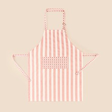 Matmel Soft Riga Mutfak Önlüğü - Pembe / Ekru - 54X78 cm