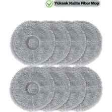 Özbience Roborock Qrevo Serisi Mikrofiber Mop Paspas Yedek Seti - 8 Adet