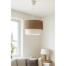 Allians Şık Kumaş Pasta Sarkıt Avize Melonürün Aydınlatma Dekoru