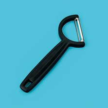 Matmel Düz ve Tek Kenarlı Soyacak - Siyah