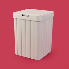 Matmel Çöp Kovası - Bej - 28 cm