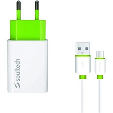 3 Adet Soultech SC113B Comfort 2.1A Type-C Seyahat Şarj Seti