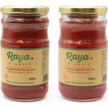 Raya Organik Organik Domates Salçası 2'li Set (650GR * 2 )