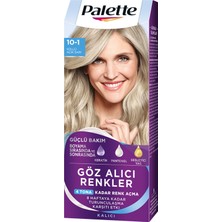 Palette Göz Alıcı Renkler 10-1 Küllü Açık Sarı Renk Açıcı Saç Boyası 110 ml 4 Adet