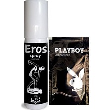 Subutu Eros  Erkekler Için Özel Stop Spreyi 20 ml (Black) + Lubrikantjel