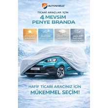 Universal Fiat Doblo Penye Branda Garaj Branda Örtüsü Dayanıklı Kalın Penye Branda Otomobil Çadır Branda Gri