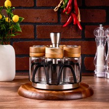 Matmel Ellery 7'li Baharat Seti - Şeffaf / Kahverengi - 130 ml