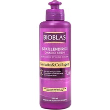 Bioblas Keratin  Kolajen Şekillendirici Onarıcı Krem 250 ml 4 Adet