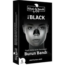 Aktif Karbon Burun Bandı 6'lı