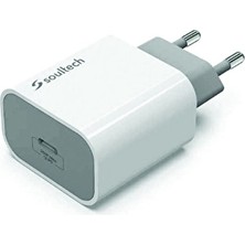 3 Adet Soultech SC224 Usb-C+Type-C Sarj Aleti