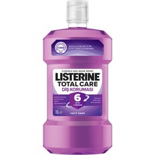 Listerine Total Care 1000ML 2 Adet Ağız Bakım Suyu Ferah Nane Kokusuyla Plak ve Tartar Karşıtı