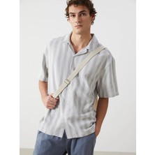 Lc Waikiki Yeni Sezon Regular Fit Kısa Kollu Çizgili Erkek Gömlek