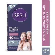 3 Adet Sesu Ağda Bandı Maxi Set 40'lı